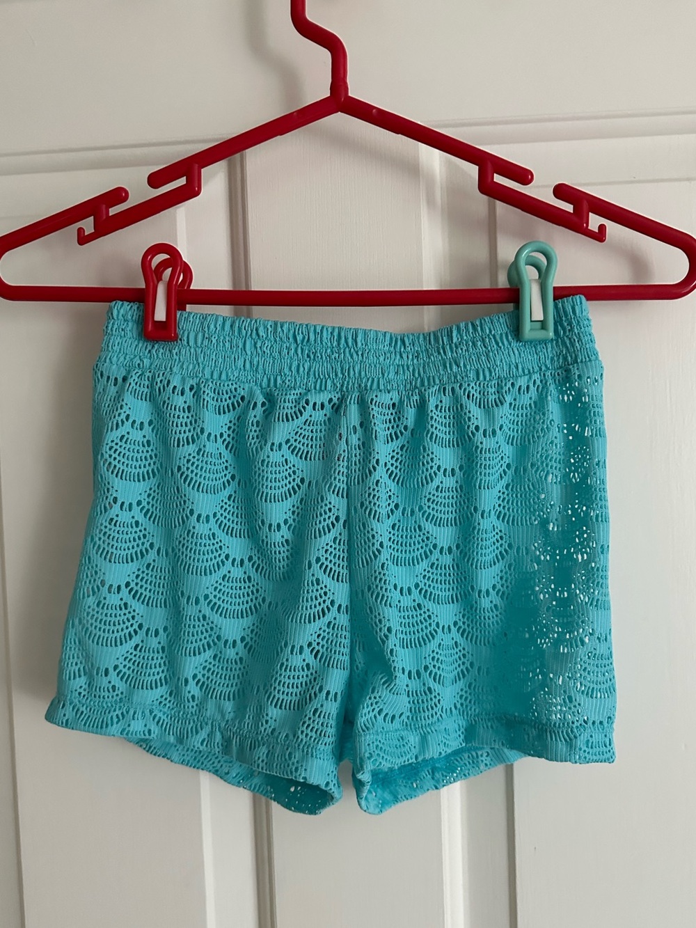 Cat & Jack Crochet Beach Shorts, kids size medium